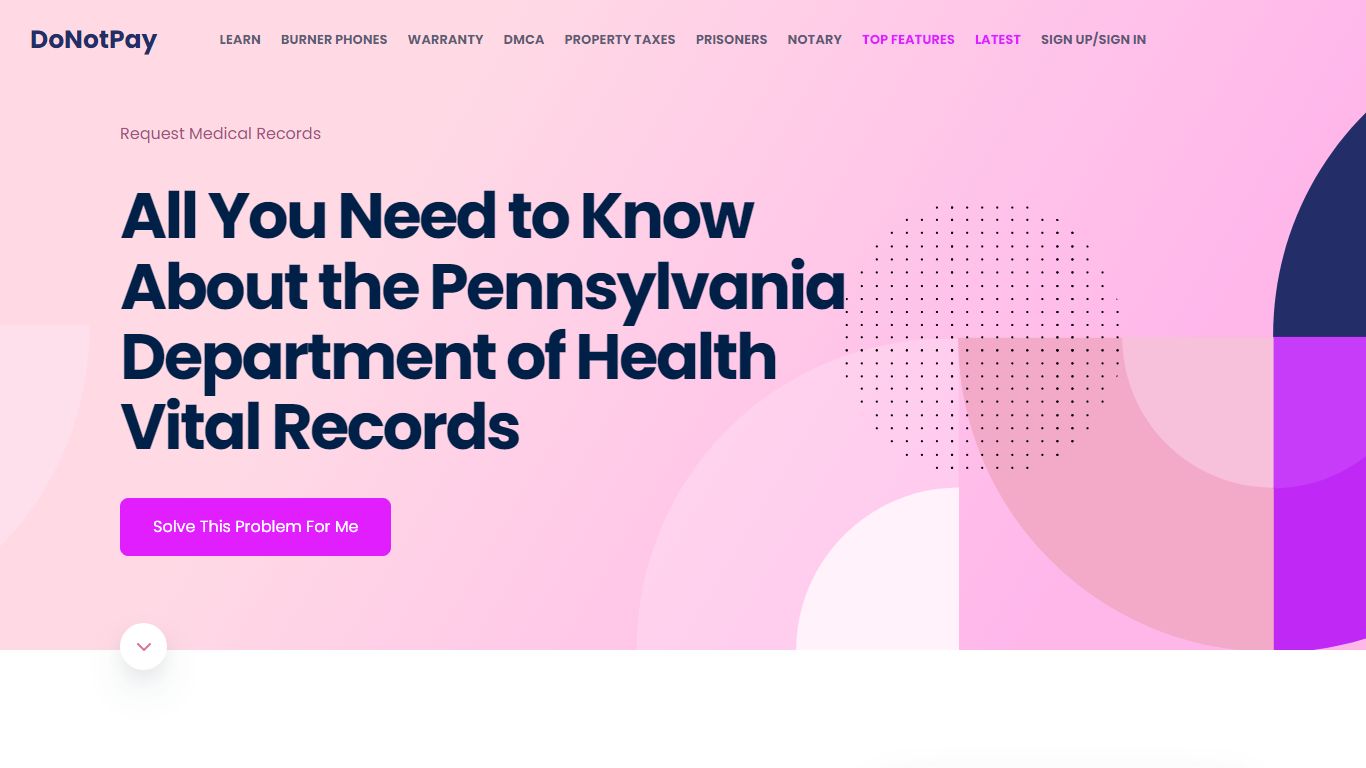 Everything About Pennsylvania Department of Health Vital Records - DoNotPay